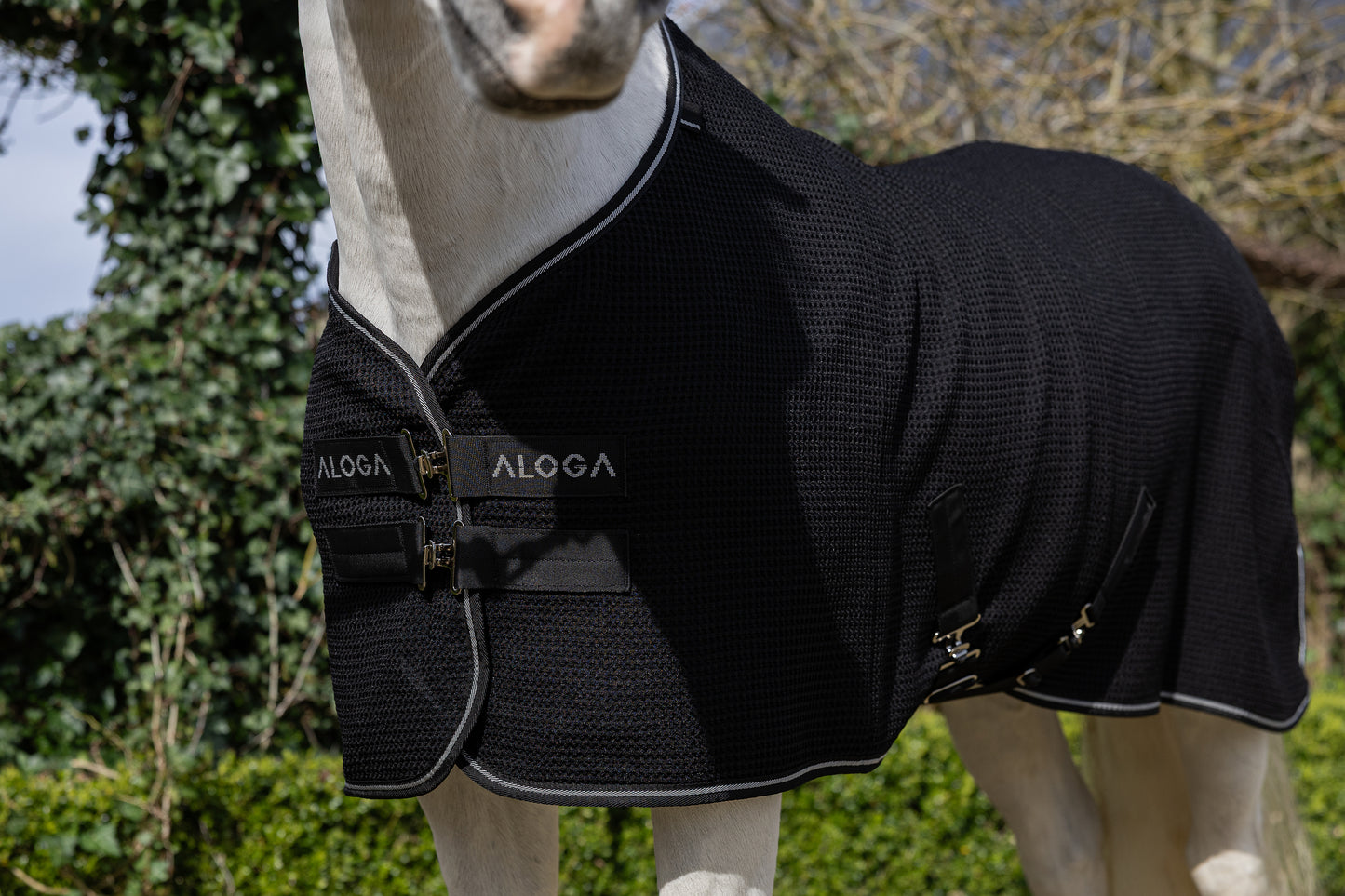 Front closure of the Aloga Pony Waffle Cooler