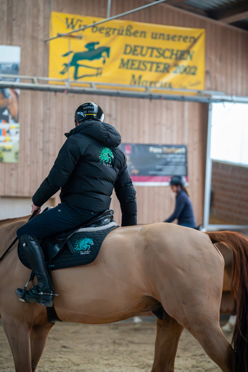 SPRING SCHABRACKE MIT LOGO JUMPING SADDLE PAD WITH LOGO 